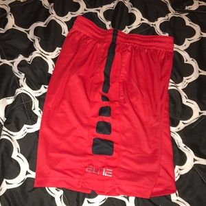 Nike Elite Dri fit red shorts